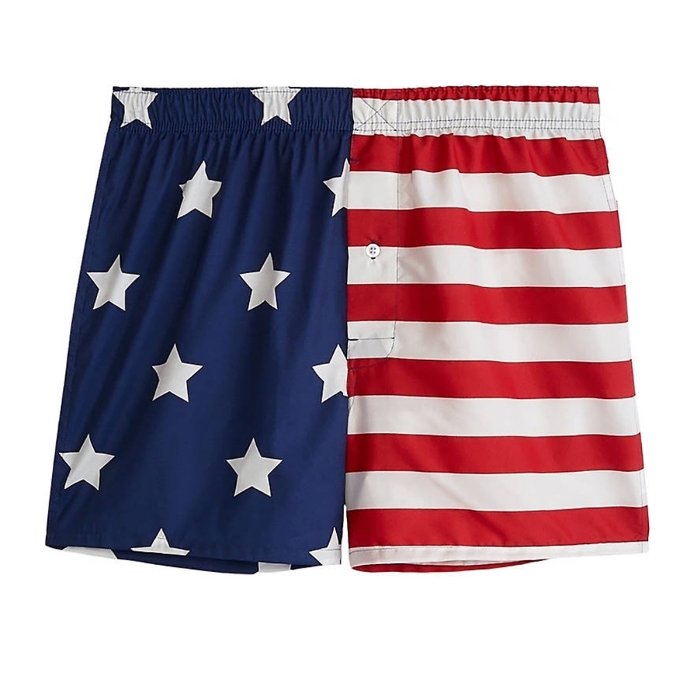 Saddlebred Blue and White Boxers Patriotic Design